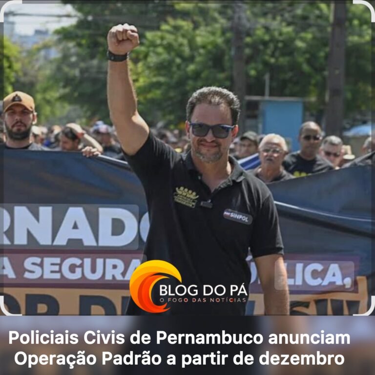 Blogdopa | Polícia Civil de Pernambuco pode entrar em greve no início de 2026, alerta SINPOL