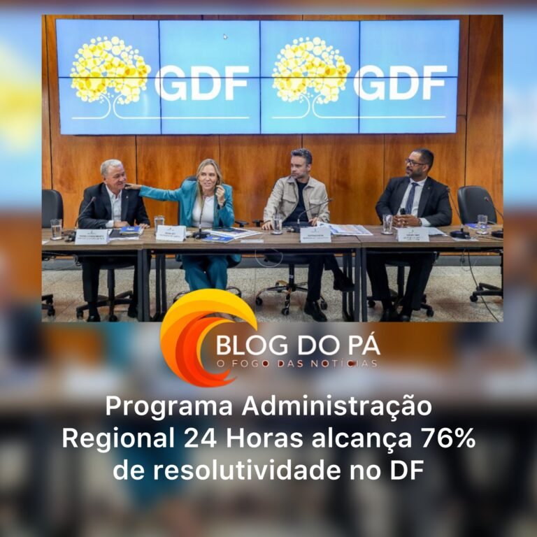 Blogdopa | Programa Administração Regional 24 Horas alcança 76% de resolutividade no DF