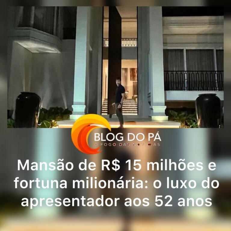 Blogdopa | Fortuna milionária e mansão de R$ 15 milhões marcam a vida do apresentador aos 52