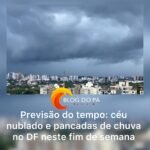 Blogdopa | Inmet emite alerta para chuva intensa no DF neste fim de semana