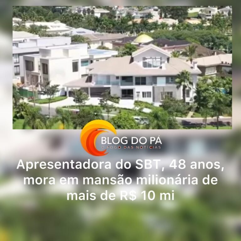 Blogdopa | Apresentadora do SBT de 48 anos tem mansão avaliada acima de R$ 10 milhões
